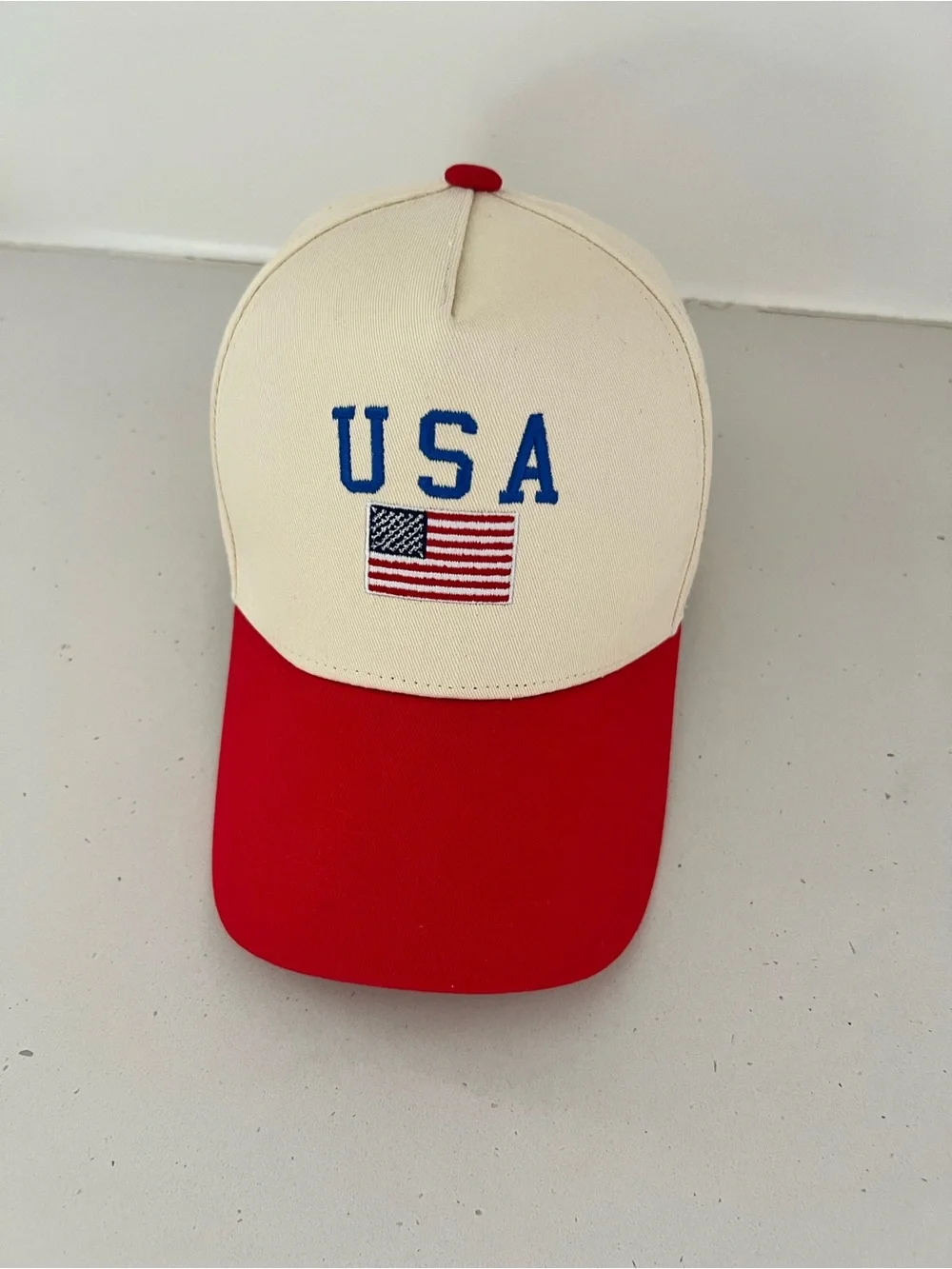 USA Patriotic Baseball Cap Embroidered American Flag Adjustable Cotton Hat